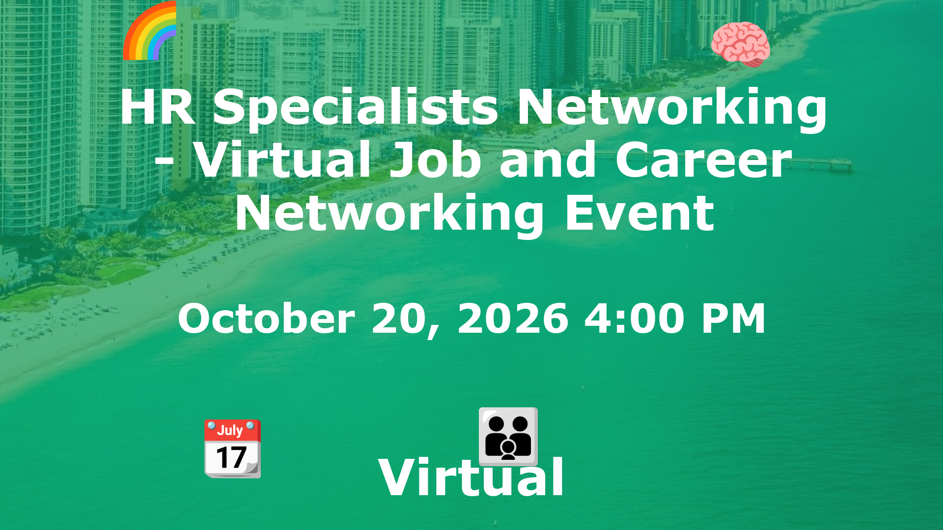 HR Specialists Networking - Virtual Job and Career Networking Event event image